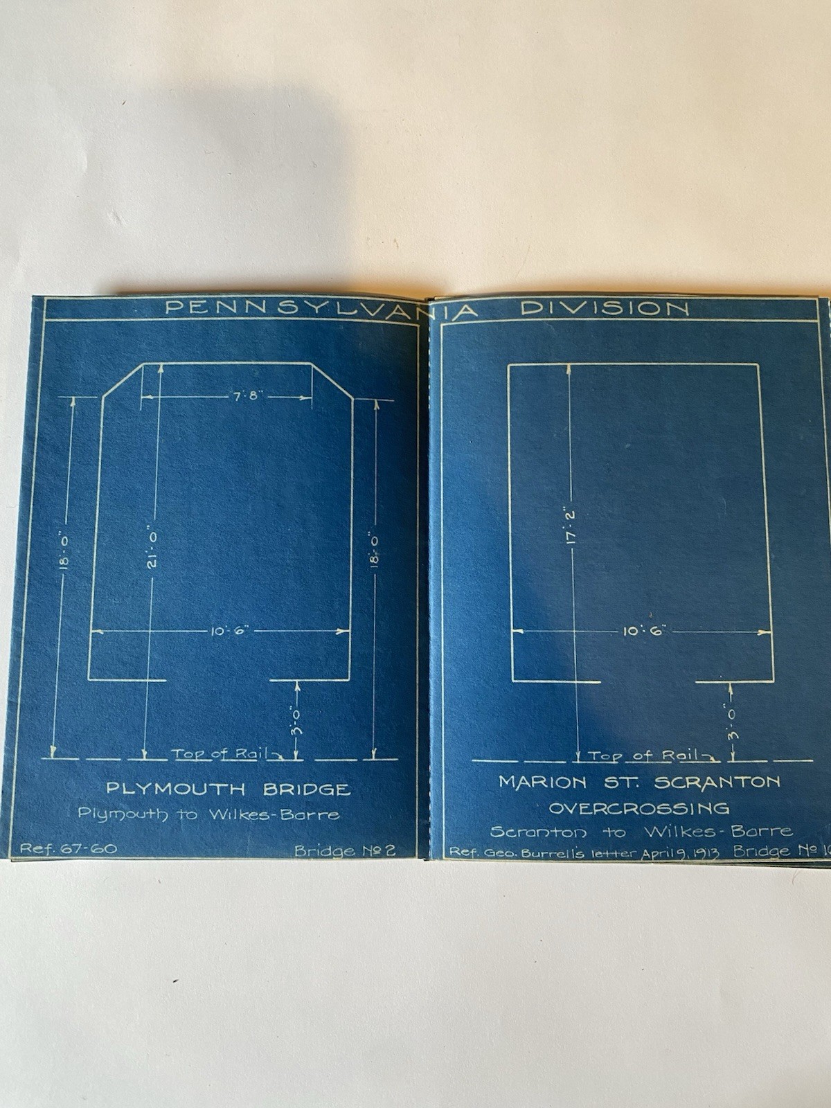 Delaware & Hudson Railroad System Clearance Chart