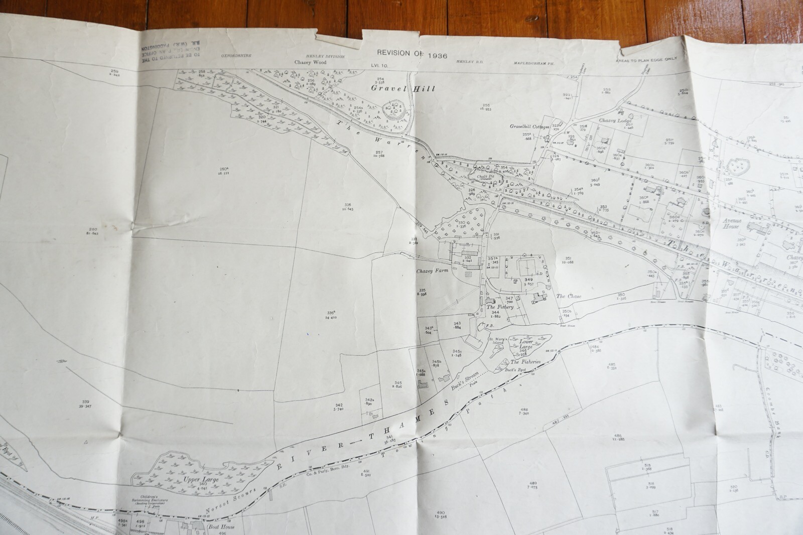 1936 Gravel Hill Beecham Hill Reading GWR Great Western Railway OS Railway Map