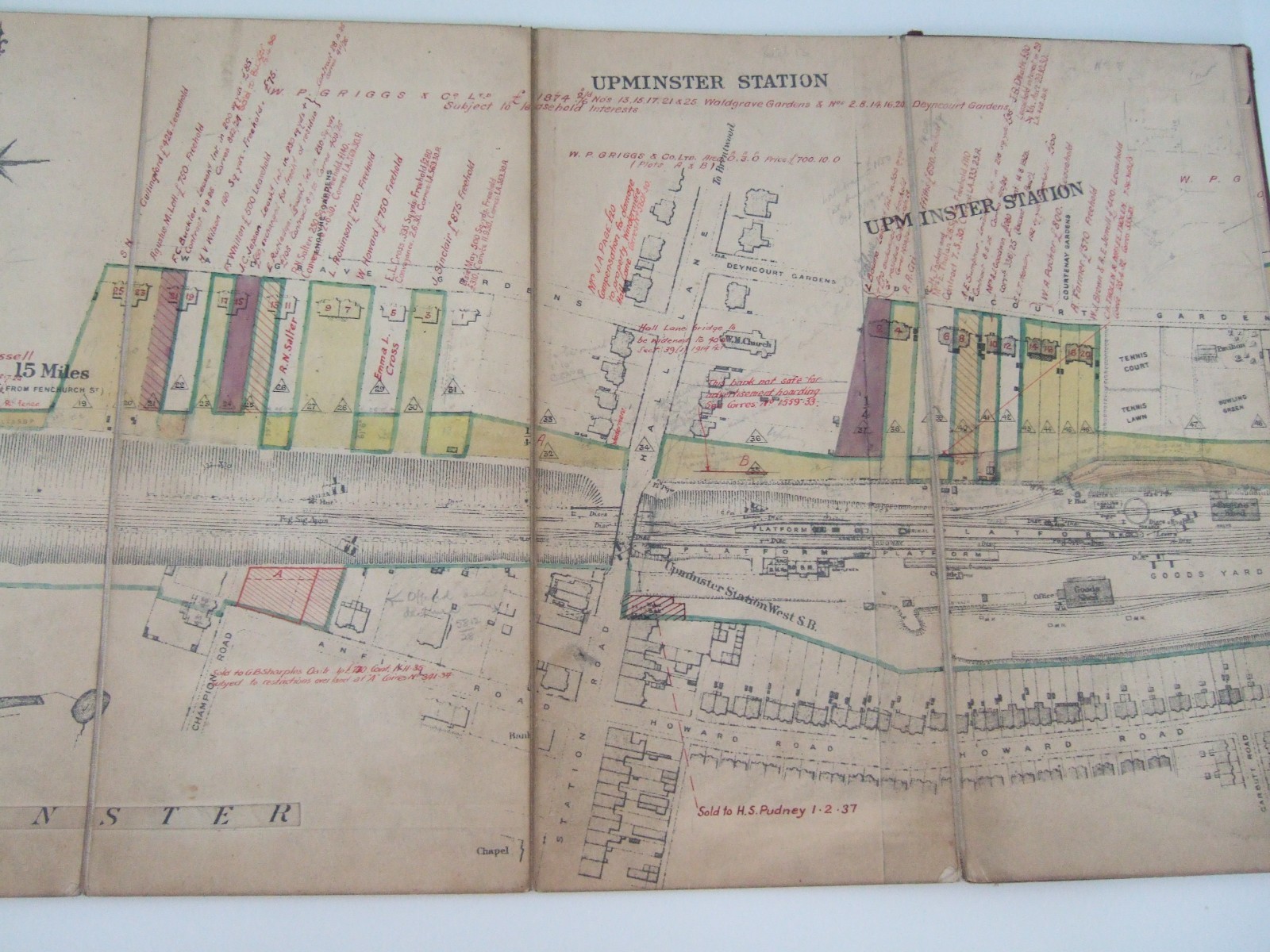 BARKING AND UPMINSTER WIDENING original Engineering Plan. 1920s/30s. LMS. VGC.