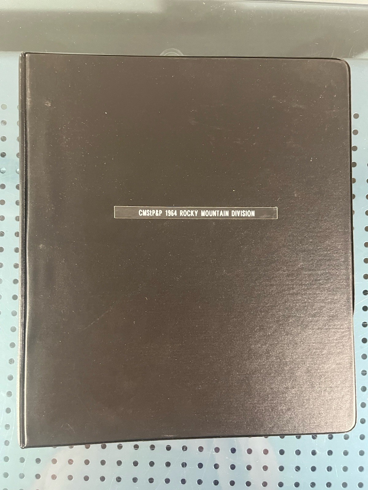 Milwaukee Road 1964 Rocky Mountain Division Condensed Profile/Track Chart Copy