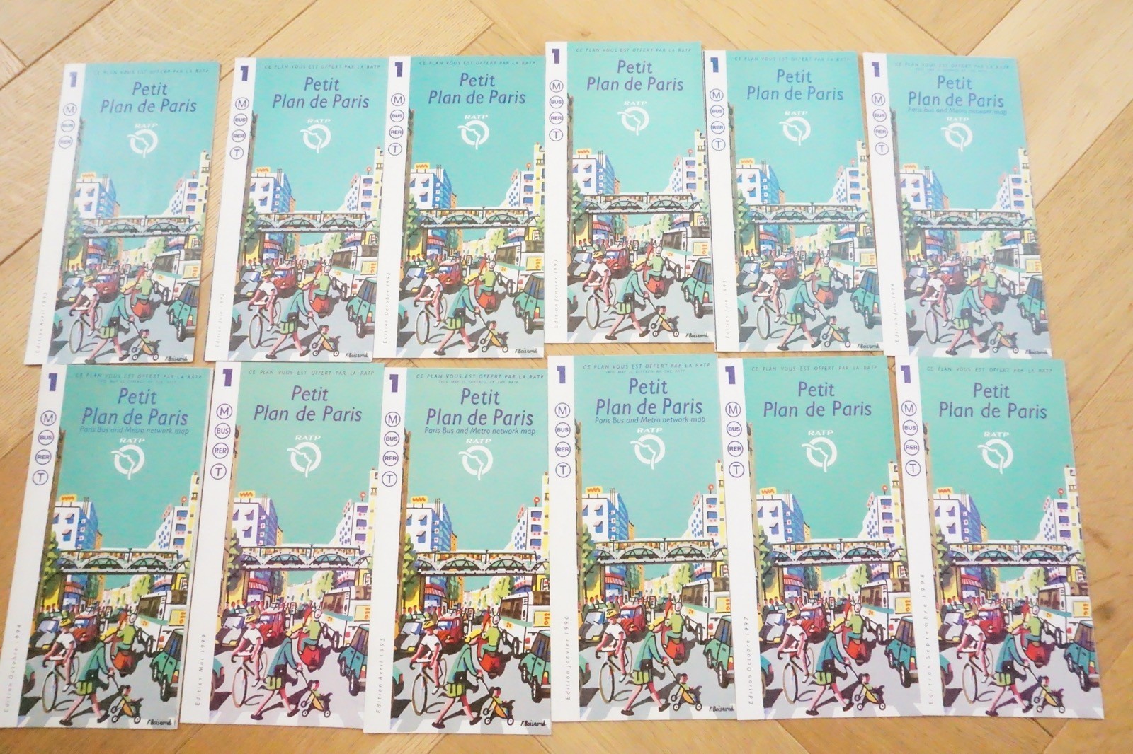 France Francais RAPT SNCF Railway Bus Tram Map Collection Ref B