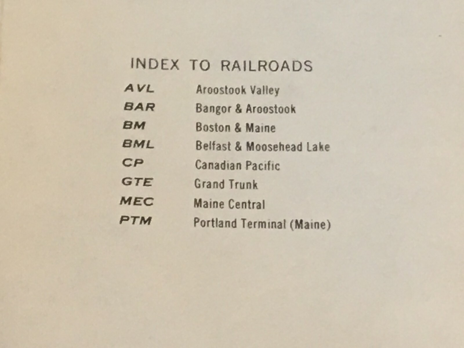Vintage 1975 Maine Transportation Map●Federal Railroad Administration●11″x17″