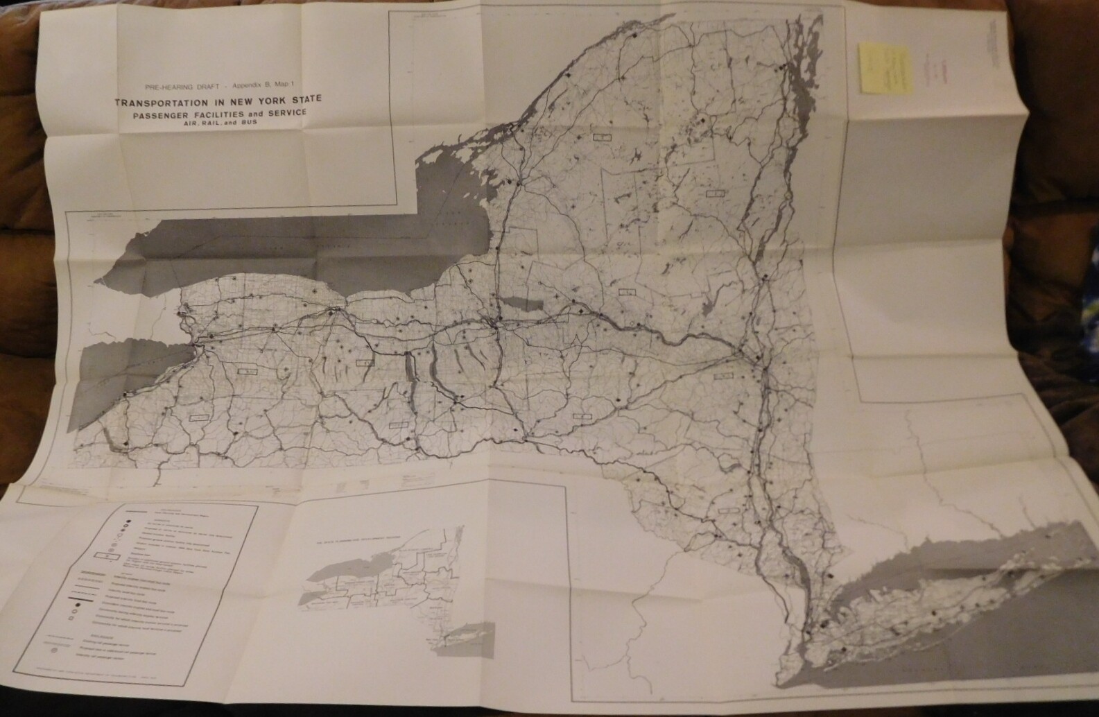 Map Transportation in New York State PASSENGER Facilities and Service 1972