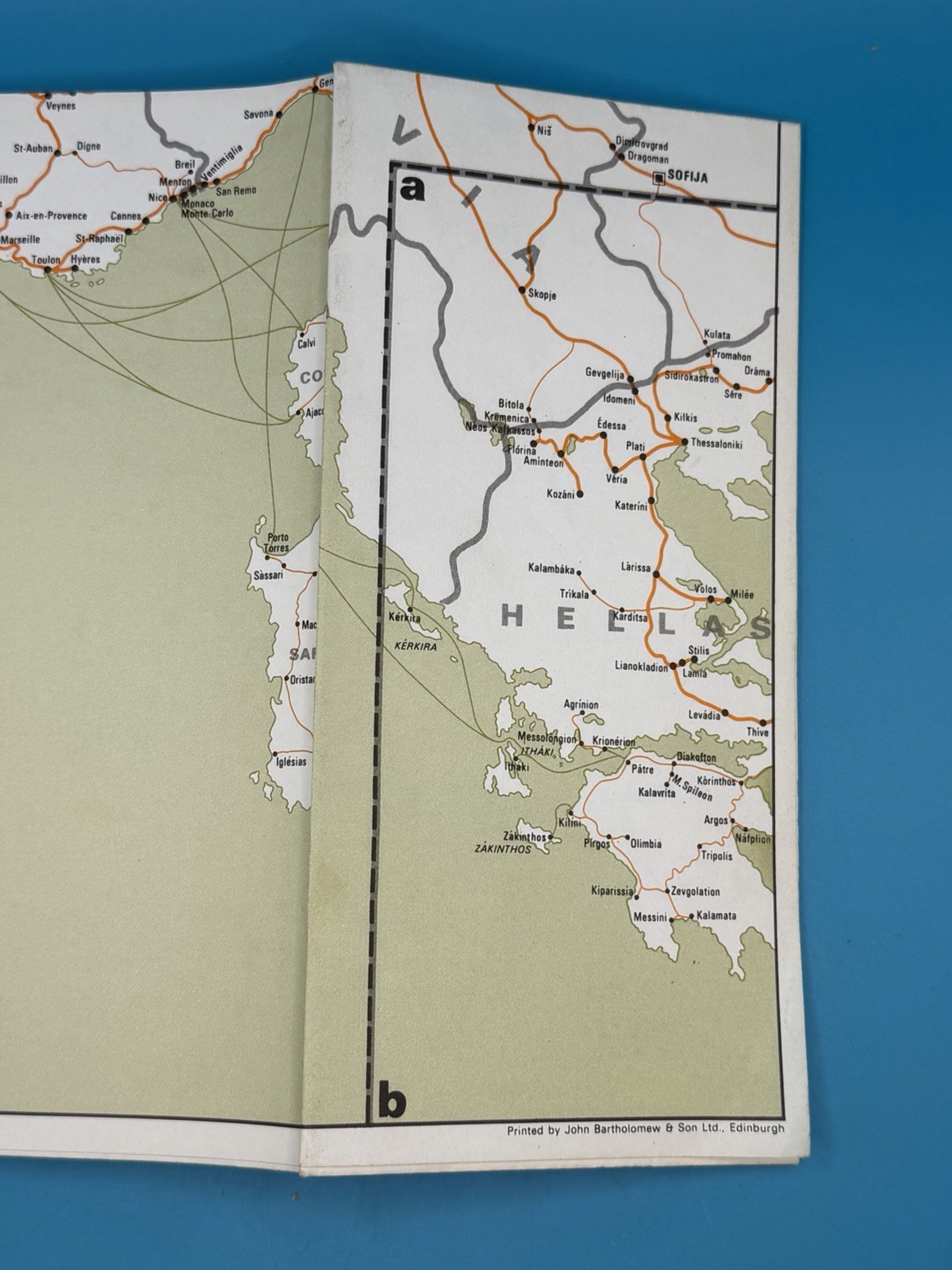 UIC 1973 Map Europe member network international union railway British br train