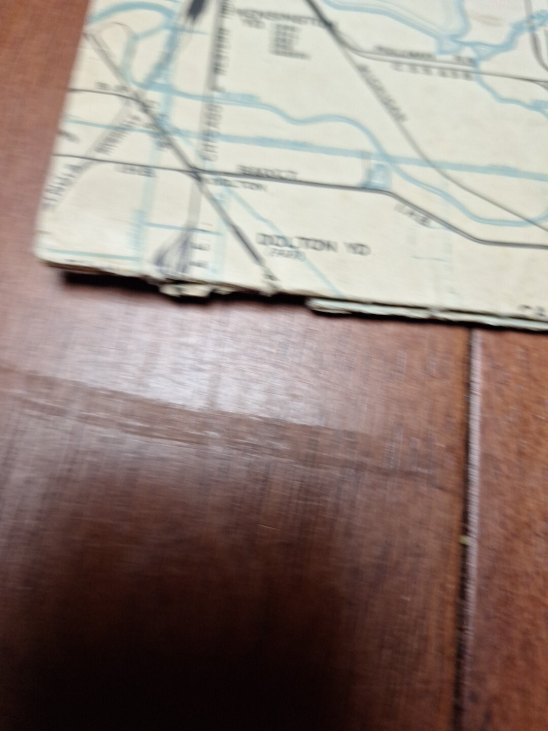HTF 1935 Official Chicago Switching Committee Railroad Terminal District Map