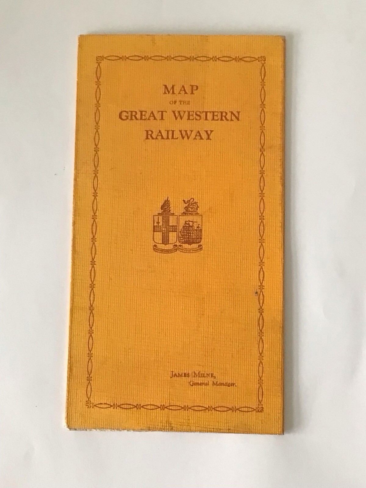 Map Of The Great Western Railway c. Late 1920’s