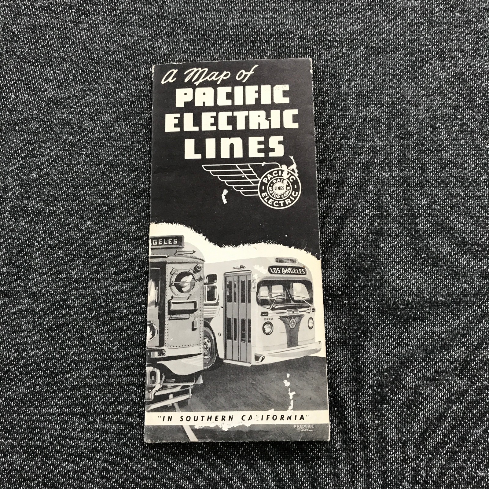 A Map Of Pacific Electric Lines In Southern California – 1952 – System Map