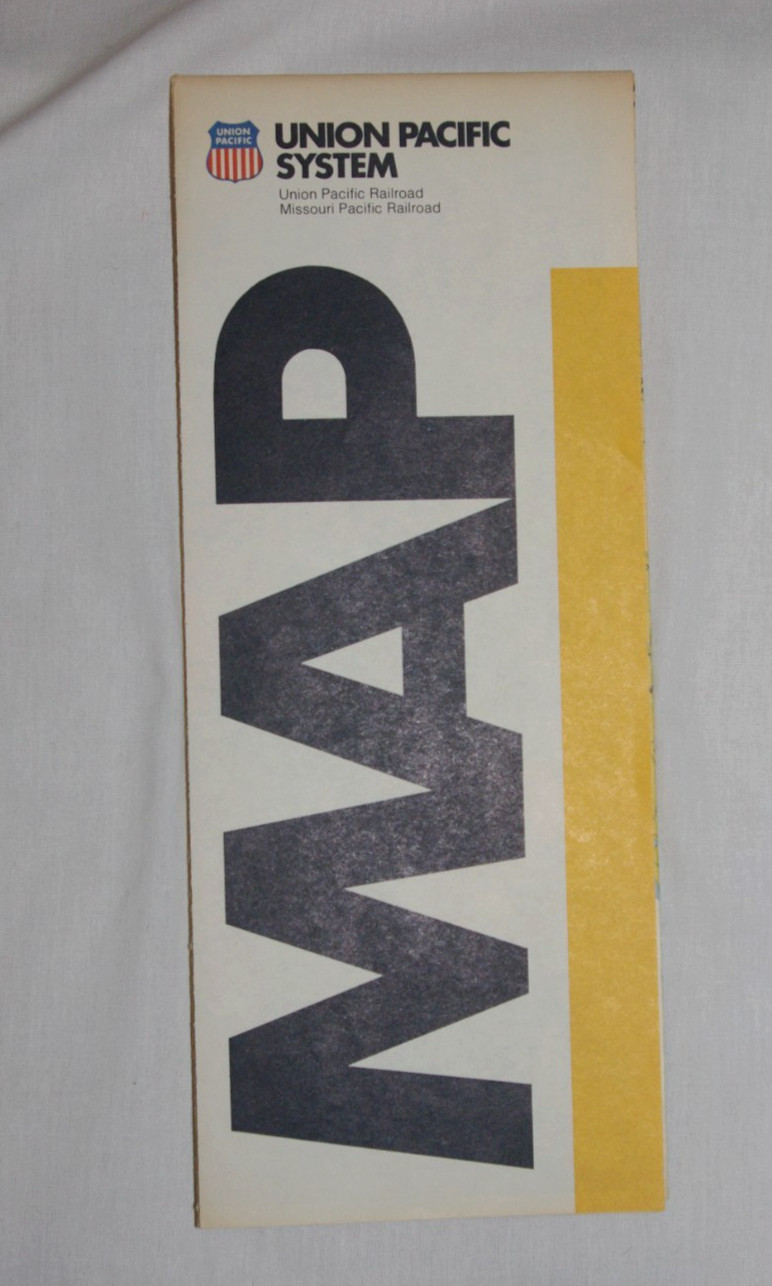 Union Pacific Railroad 1984 System Map