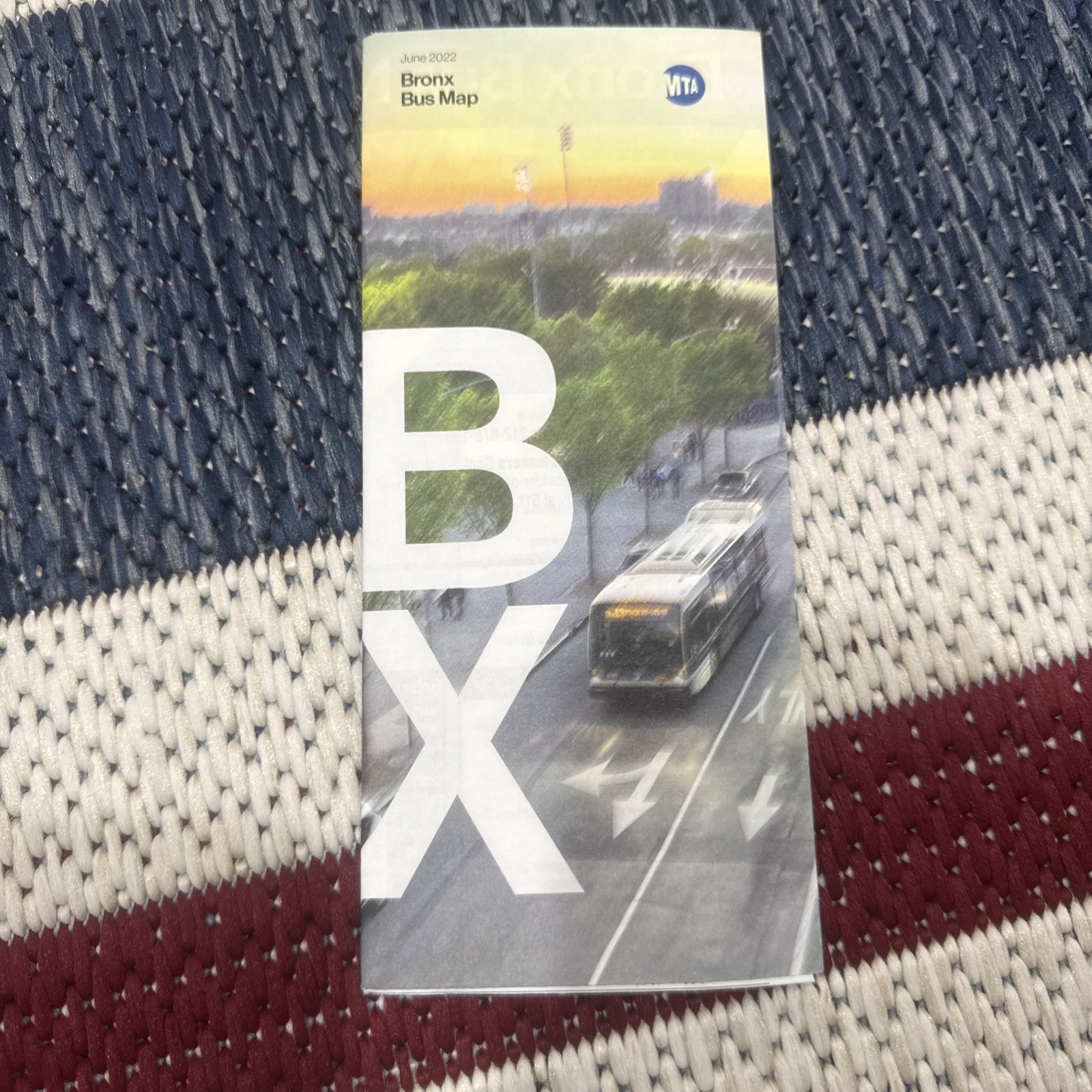 Full Size New York City MTA Transit NY BRONX Bus Route Map June 2022