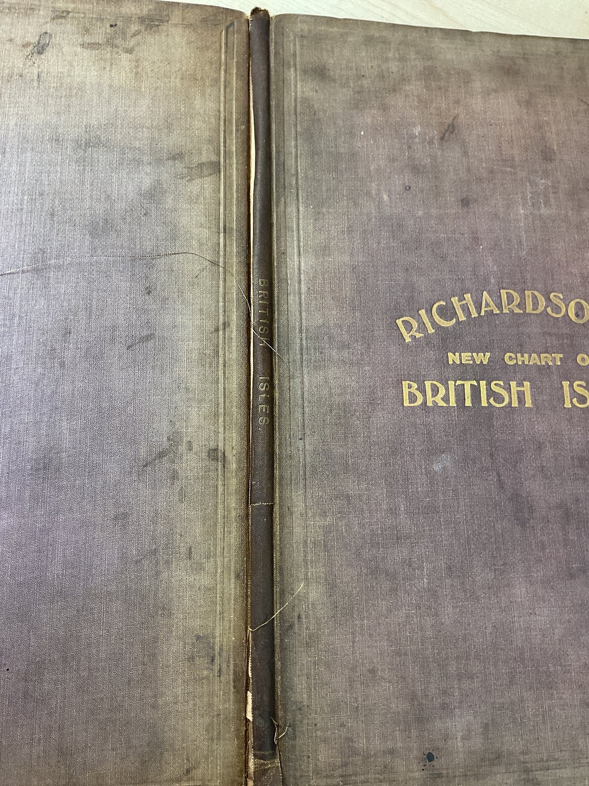 Richardson’s Chart of the British Isles Railway Map 1910-20 Collectable