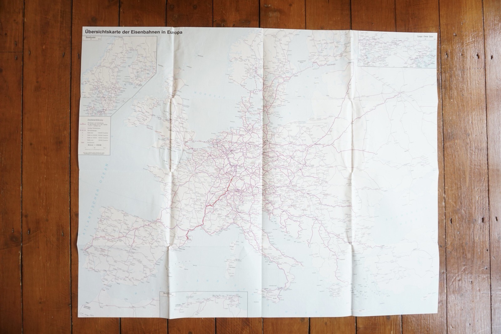 1984 – 1991 Germany Deutsche DB Railway Bus Map Collection Railwayana