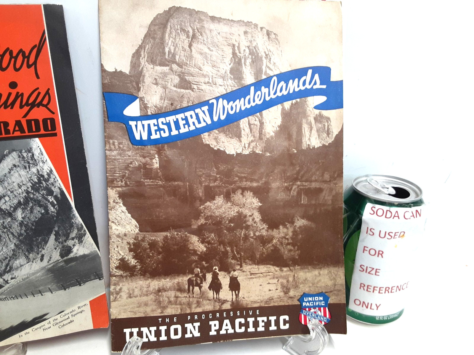 Western Wonderlands Union Pacific Railroad & Glenwood Springs Co Fold Out Broch