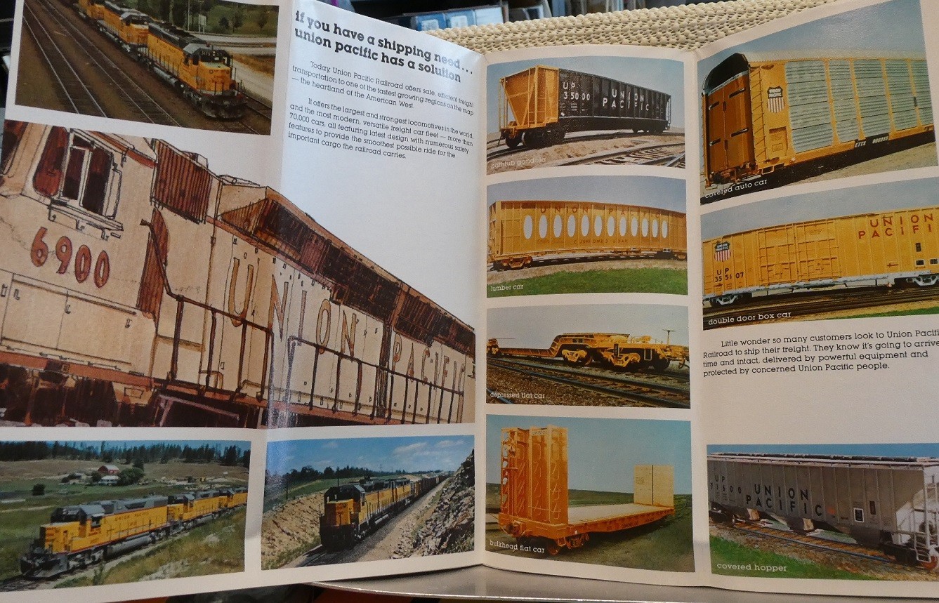 Railroad Map Union Pacific Railroad Map 1978