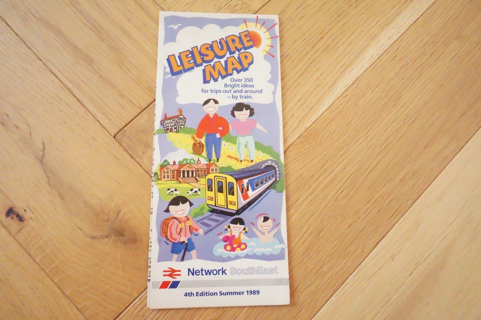 Summer 1989 NSE Network SouthEast Railway Map