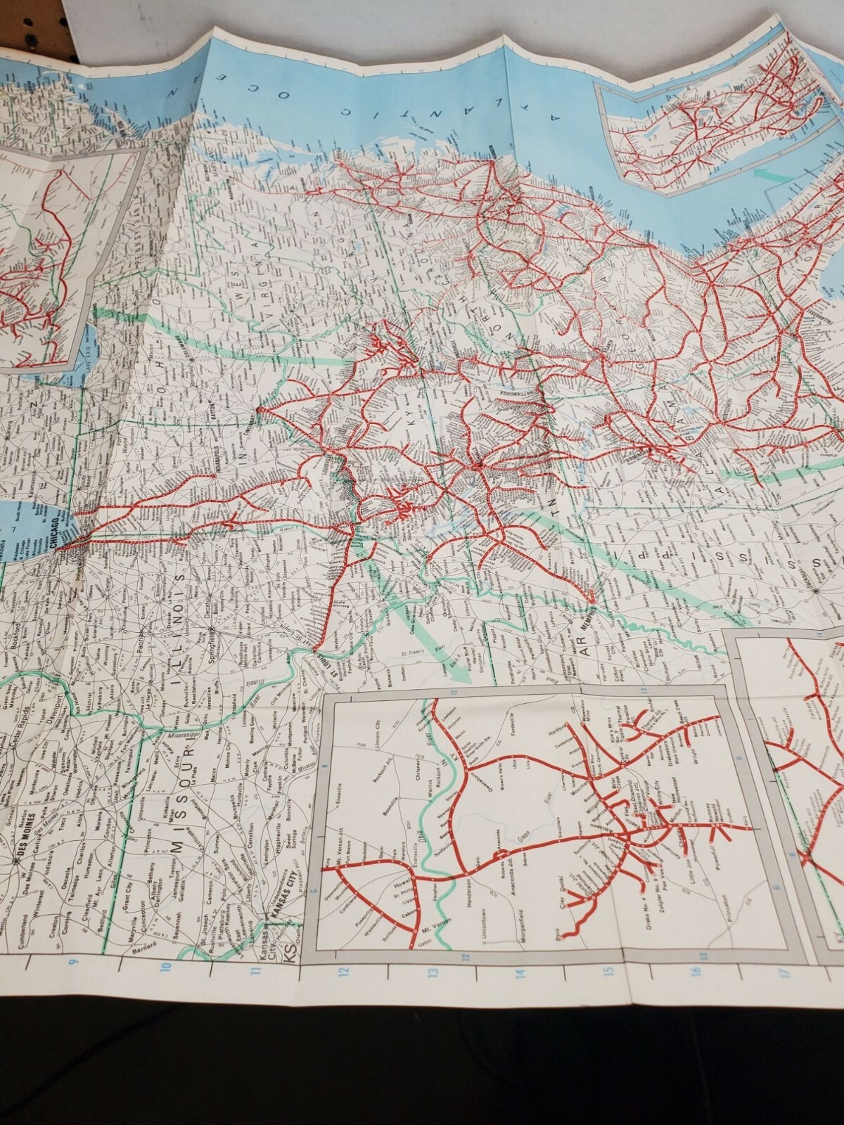 September 1975 SCL/L&N Georgia-Clinchfield- West Point Route Map – The Family Li