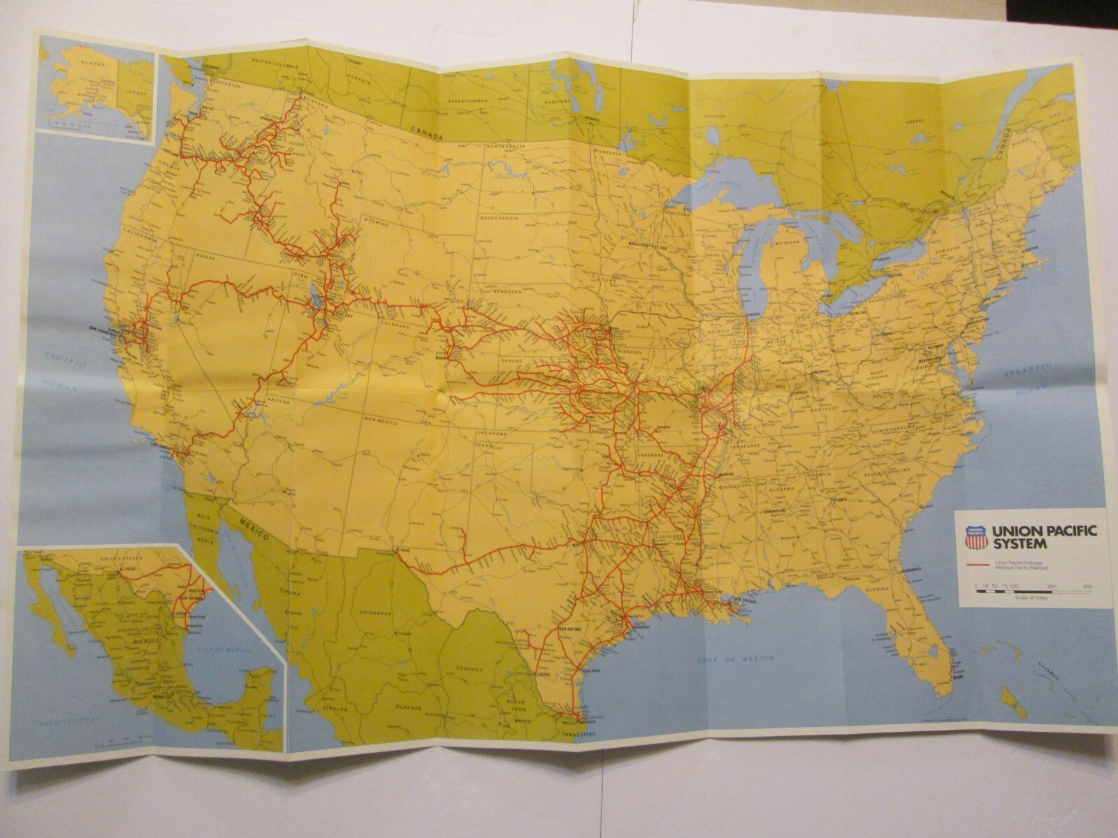 Union Pacific Missouri Pacific Map 1984