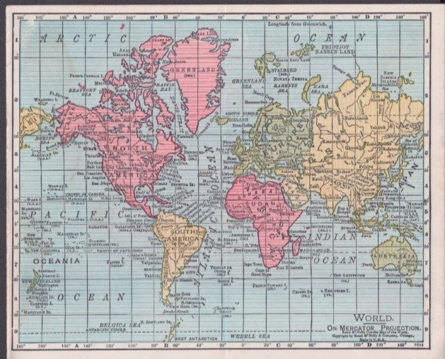 Union Pacific Railroad Pocket Atlas of the World Strategic Middle Route Omaha NE