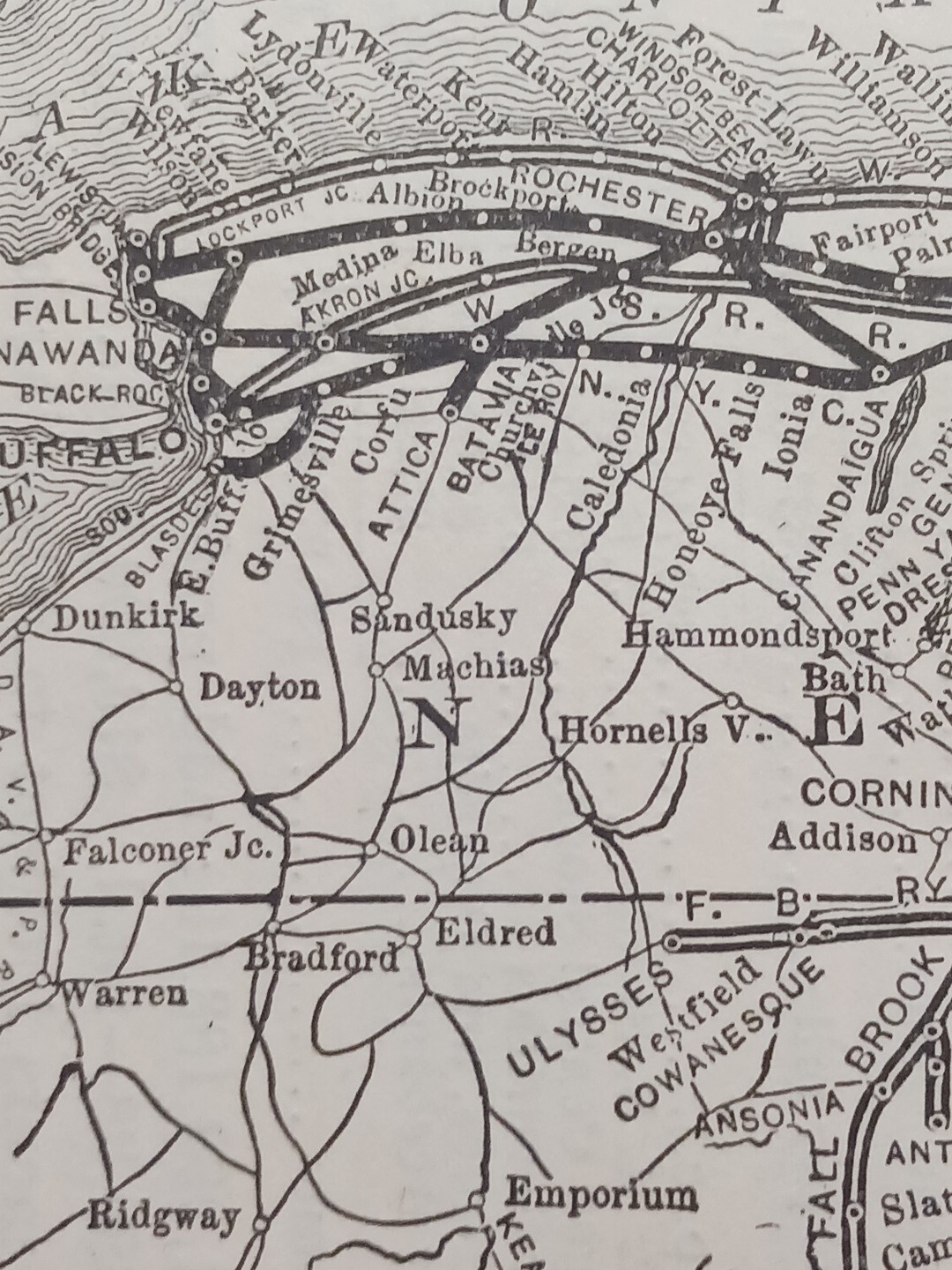 1902 Train Route Map + Report NEW YORK CENTRAL & HUDSON RIVER RAILROAD all Lines