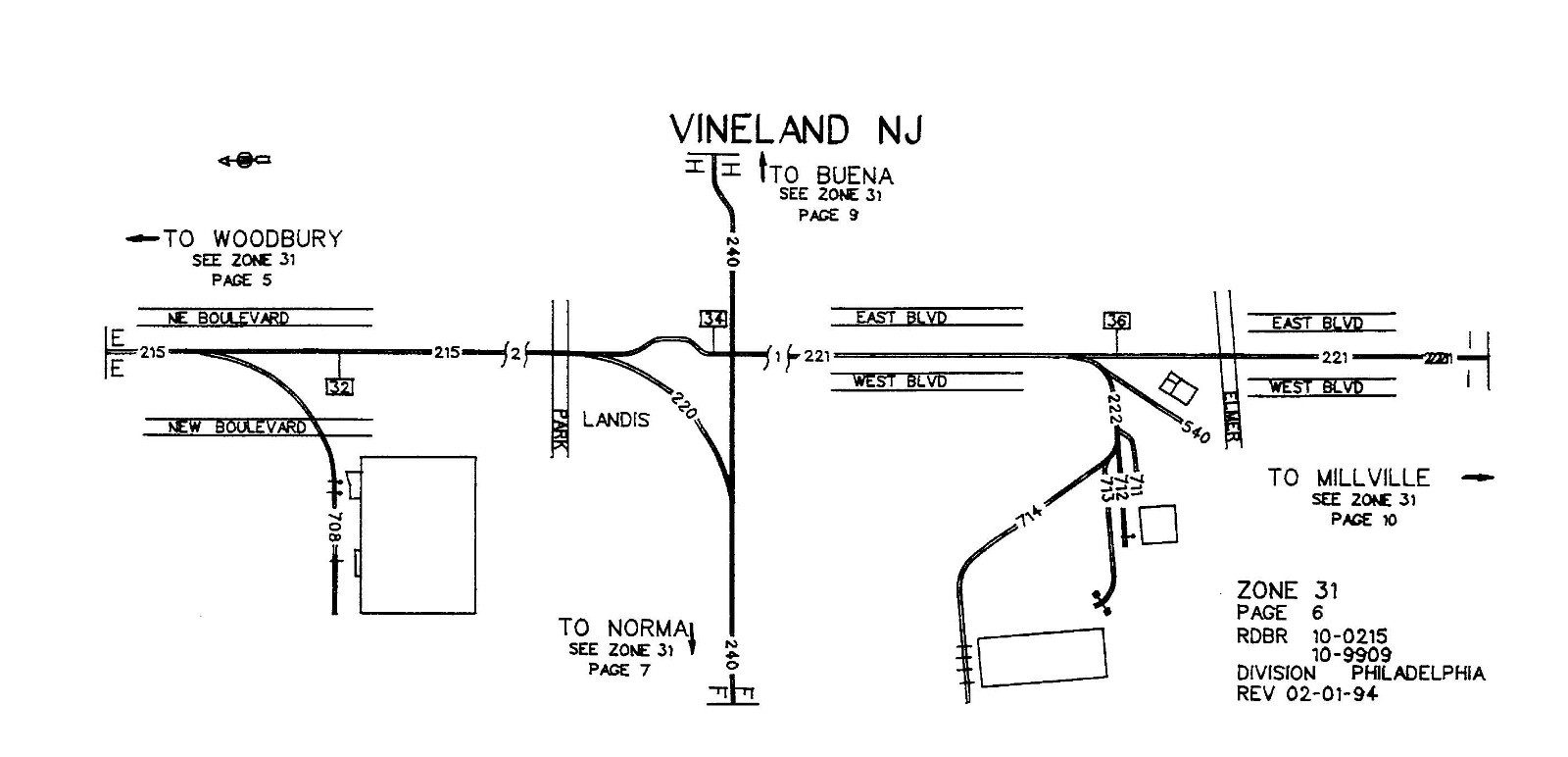 Conrail 1994 Philadelphia Div Volume 3 ZTS Zone-Track-Spot Maps PDF Pages on DVD