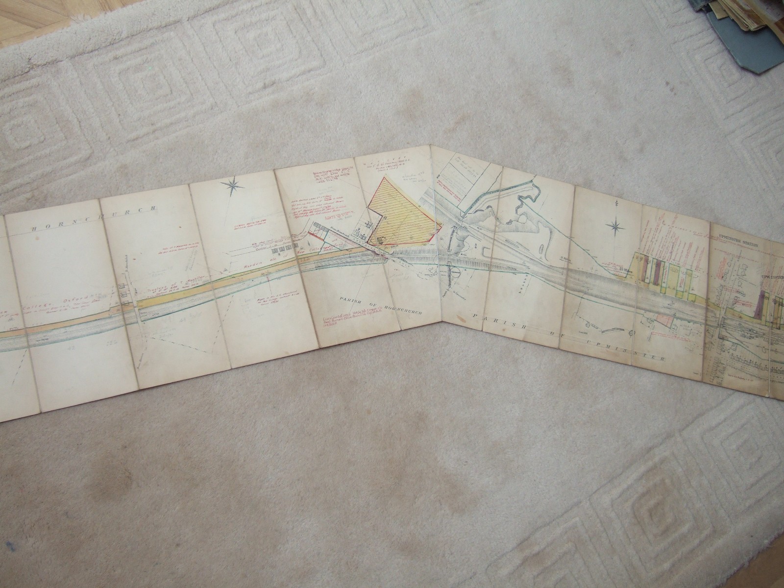 BARKING AND UPMINSTER WIDENING original Engineering Plan. 1920s/30s. LMS. VGC.