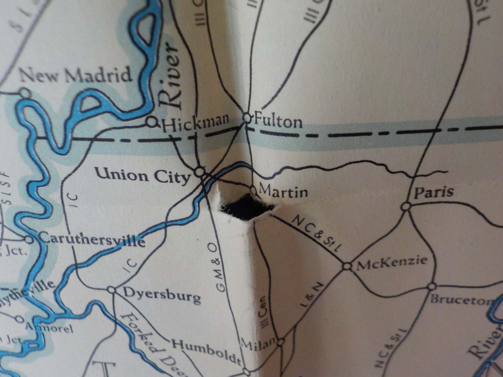 Map Baltimore & Ohio Railroad System 1951 August