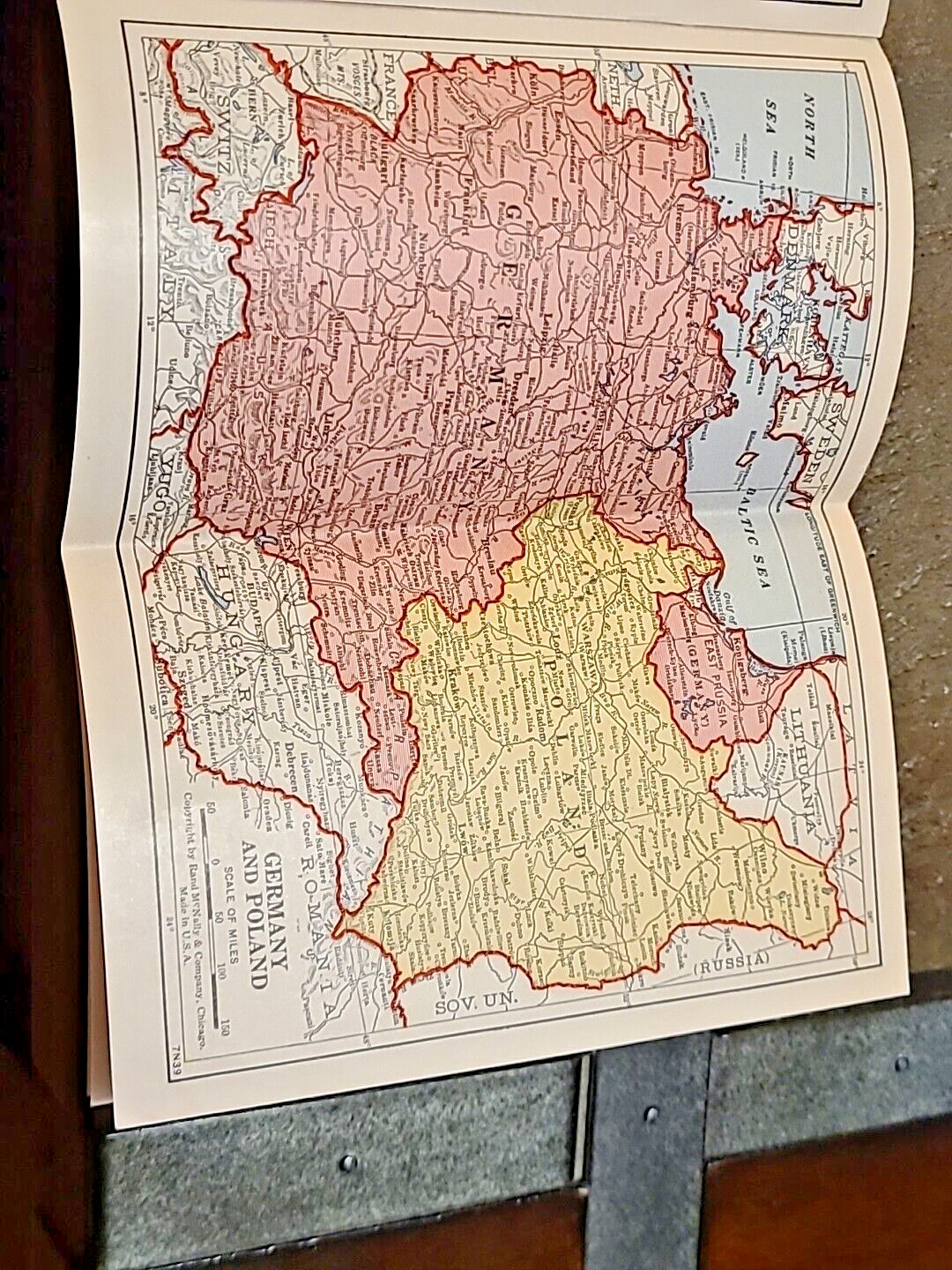 Union Pacific Railroad Pocket Atlas of the World WWII Era