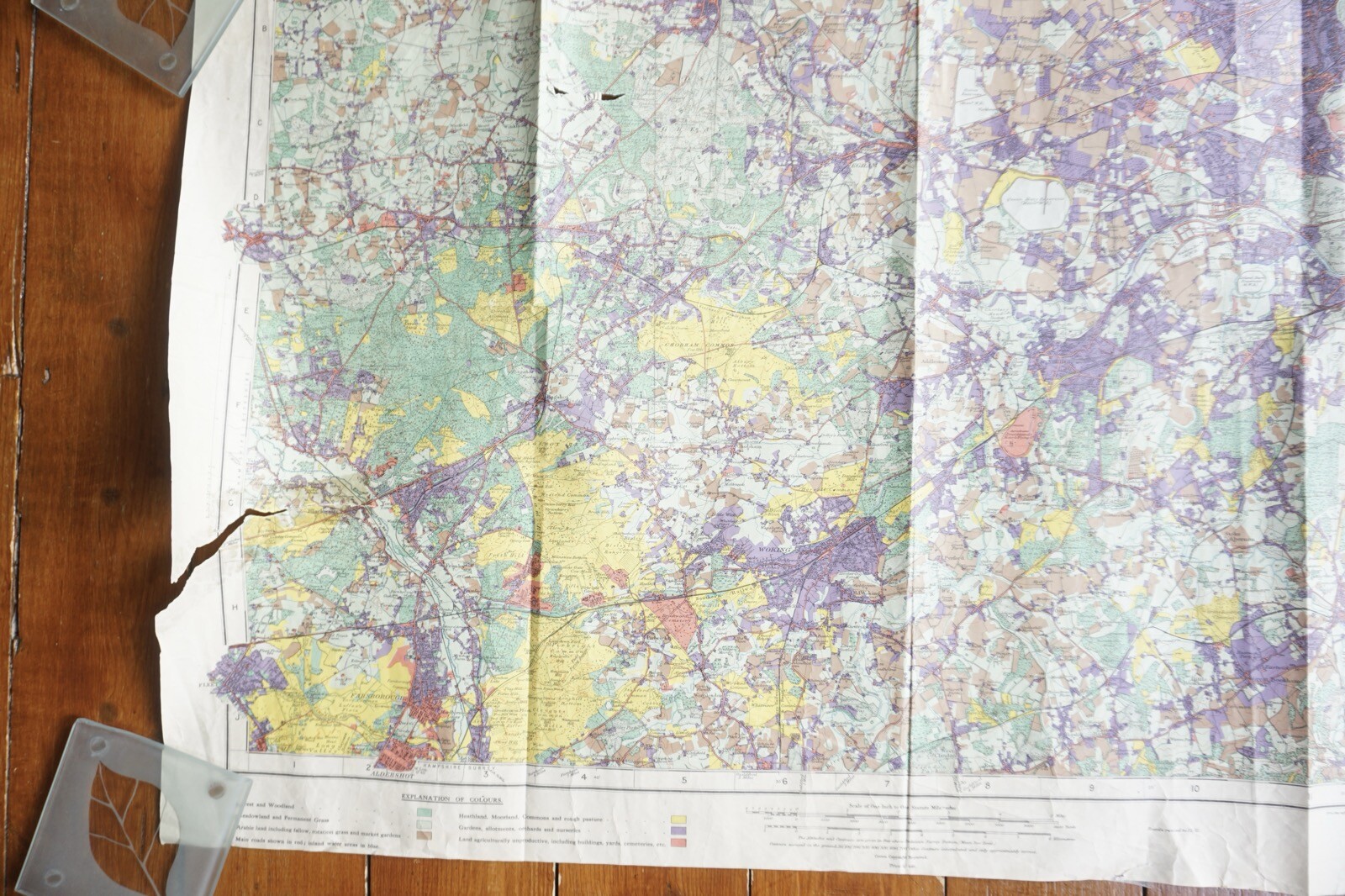 1933 Windsor Land Utilisation Survey Railway OS Map