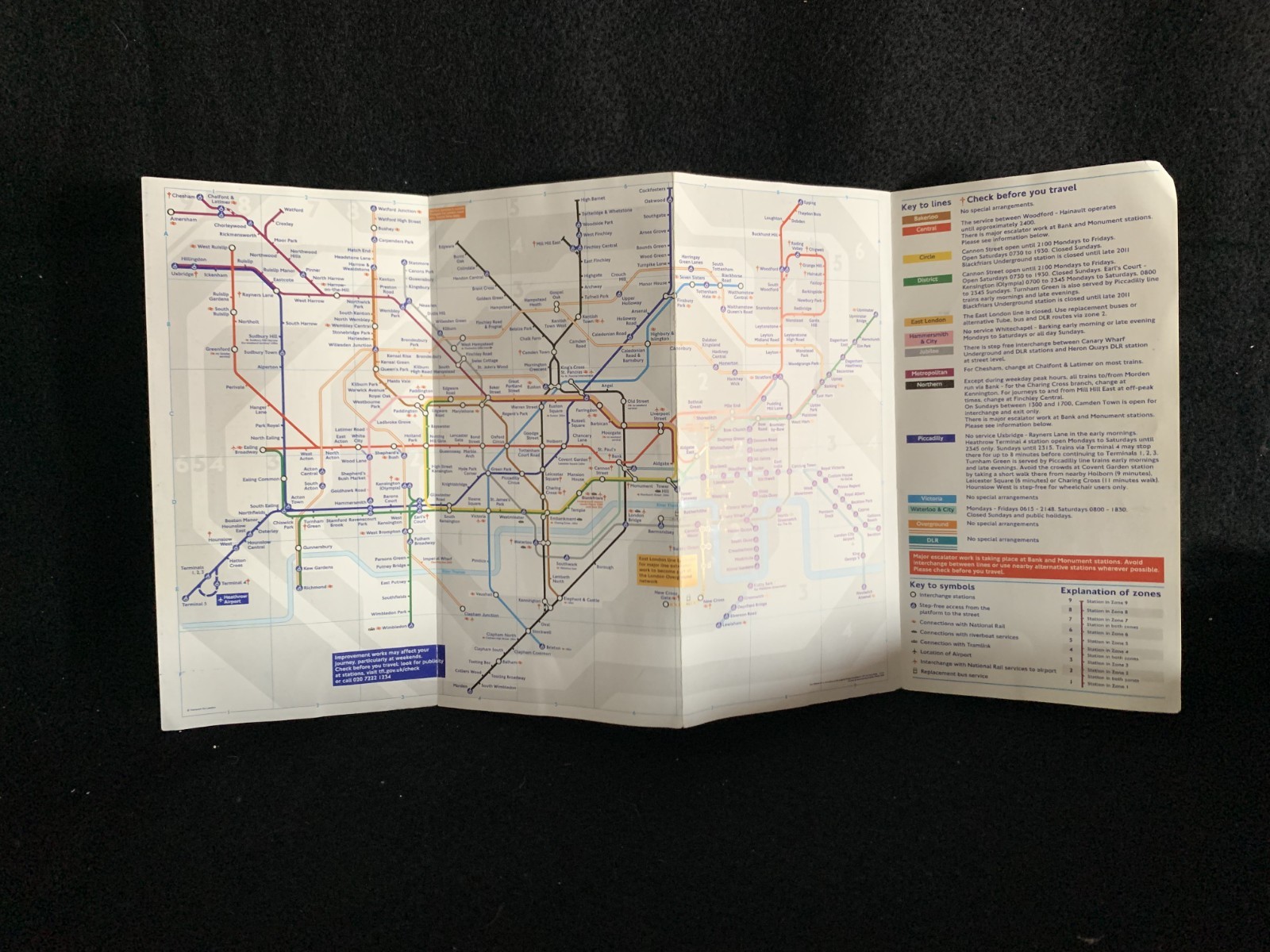 Paris/London Transit Ephemera (’83 Paris Bus Map, ’09 Tube Map, 2 Oyster Cards)