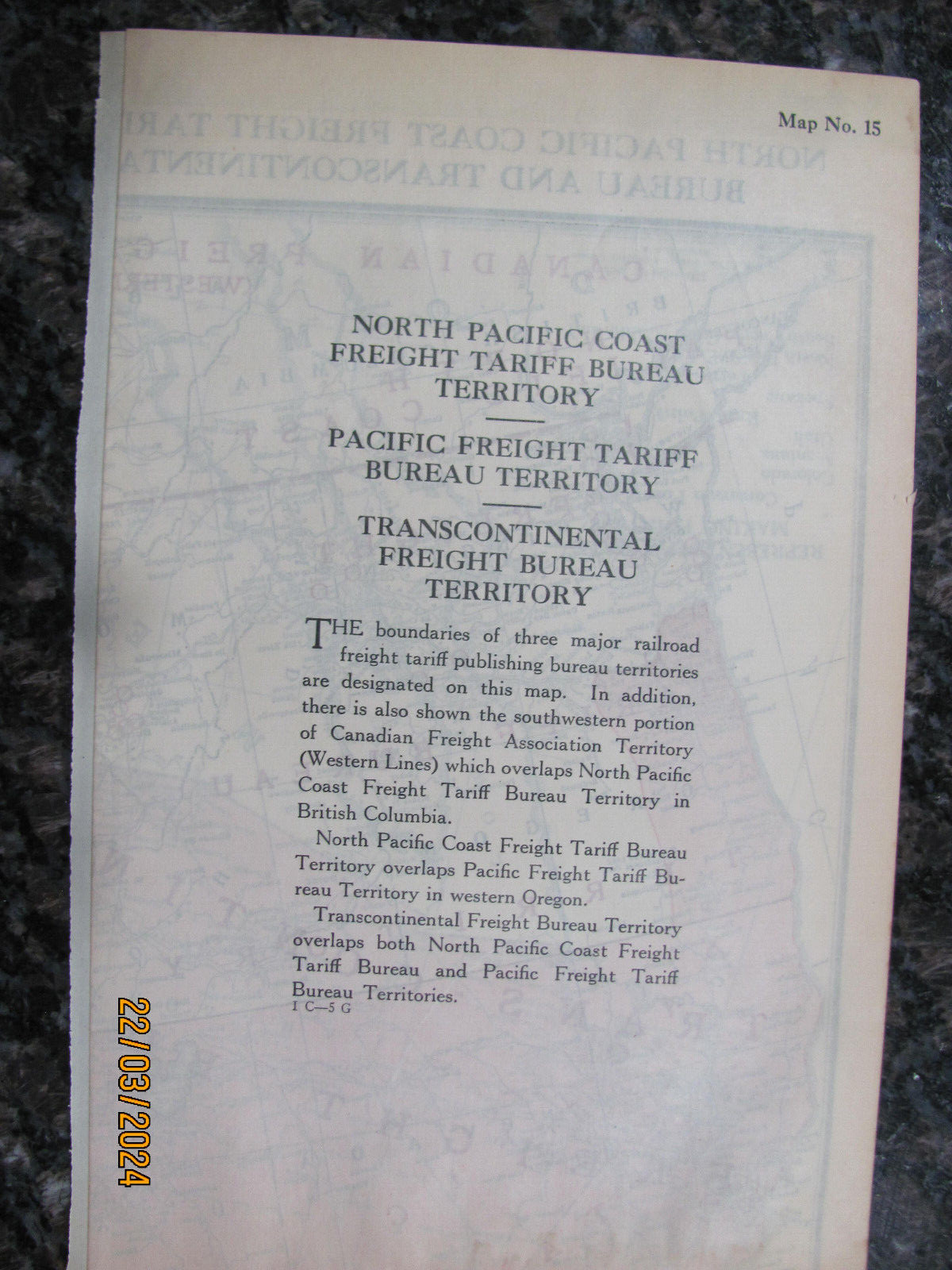 RARE 1924 NORTH PACIFIC COAST RAILROAD SYSTEM MAP CO MT UT CA FREIGHT RATES