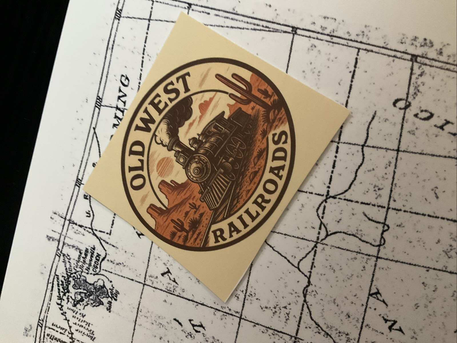 Central Pacific Railroad Southern Pacific Route Map 1881