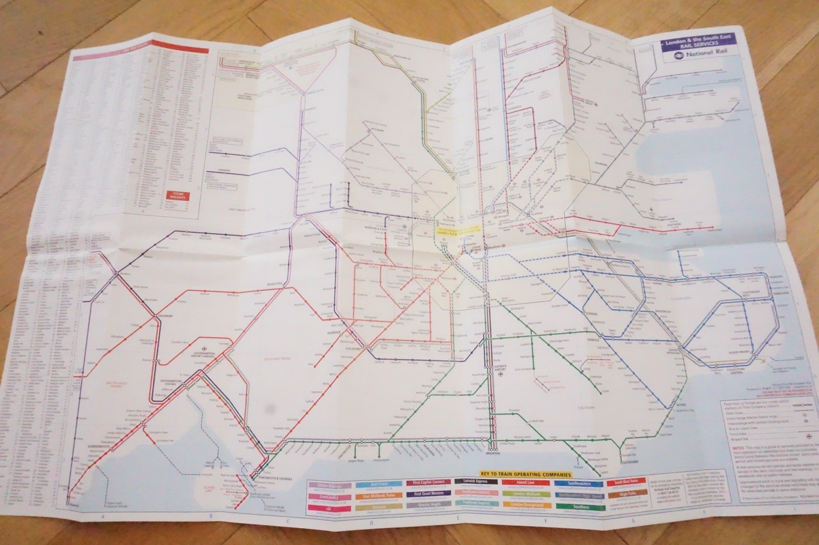 2012 2015 2017 London Connections Railway & Underground Tube Map x3