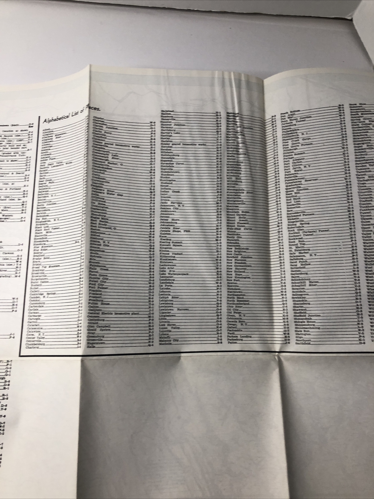 1944 Map of the Railroads of Pennsylvania #6