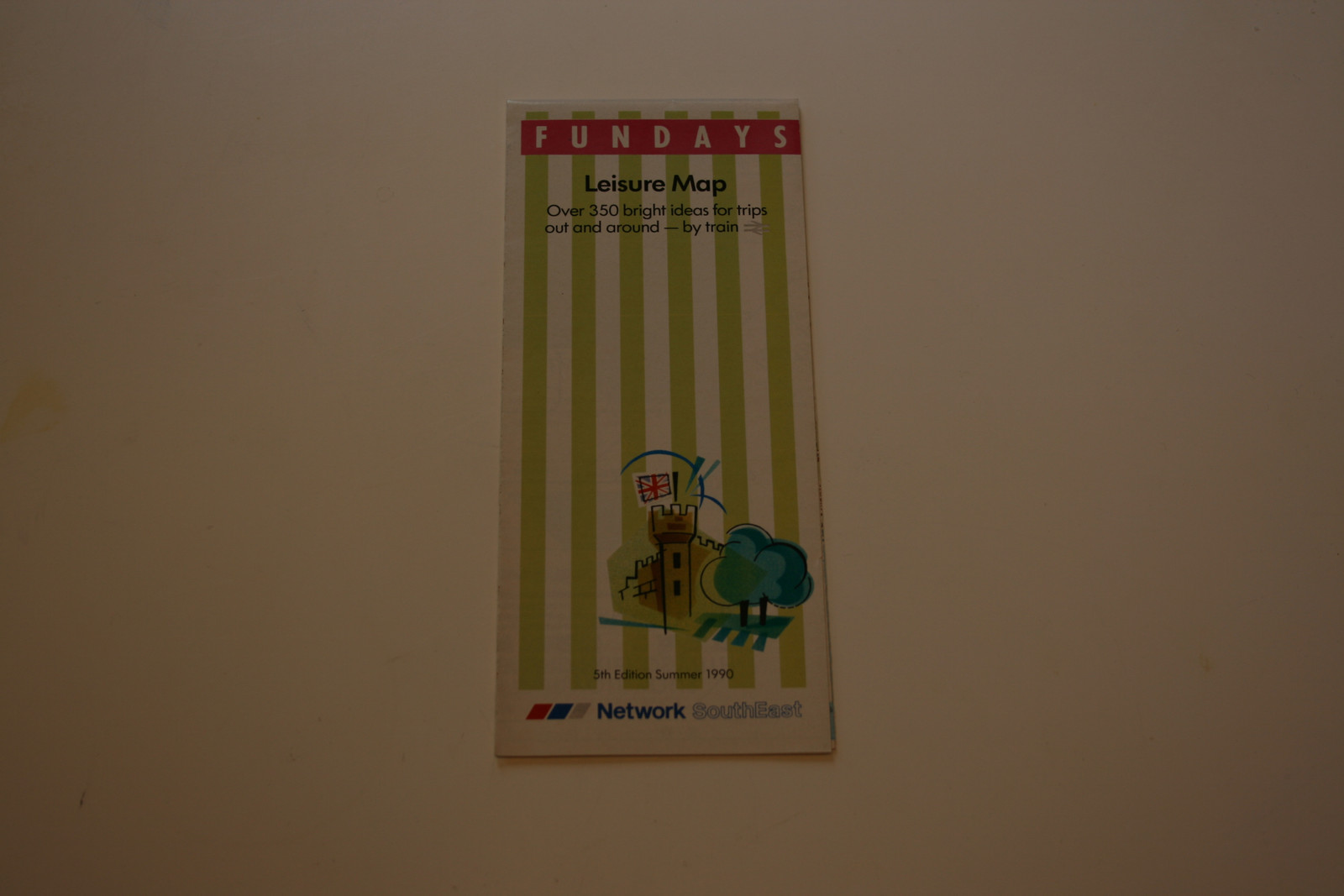 BR Network SouthEast NSE – Lesiure Map 5th Ed Summer 1990