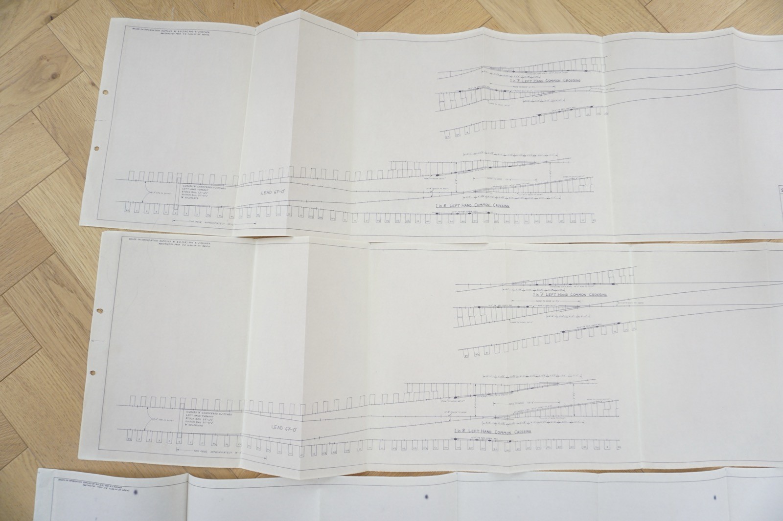 1960s Reprint Southern Region Railway Point Arrangements Diagrams x4