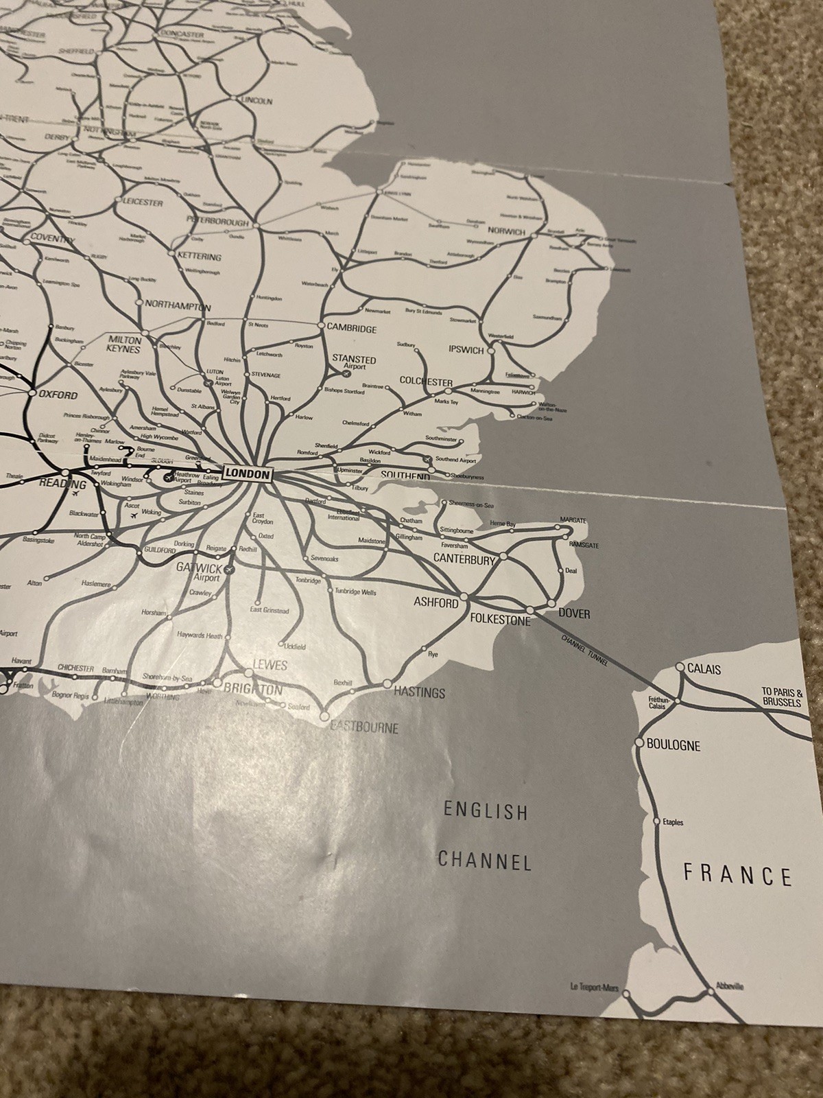 GWR Network Map 2019