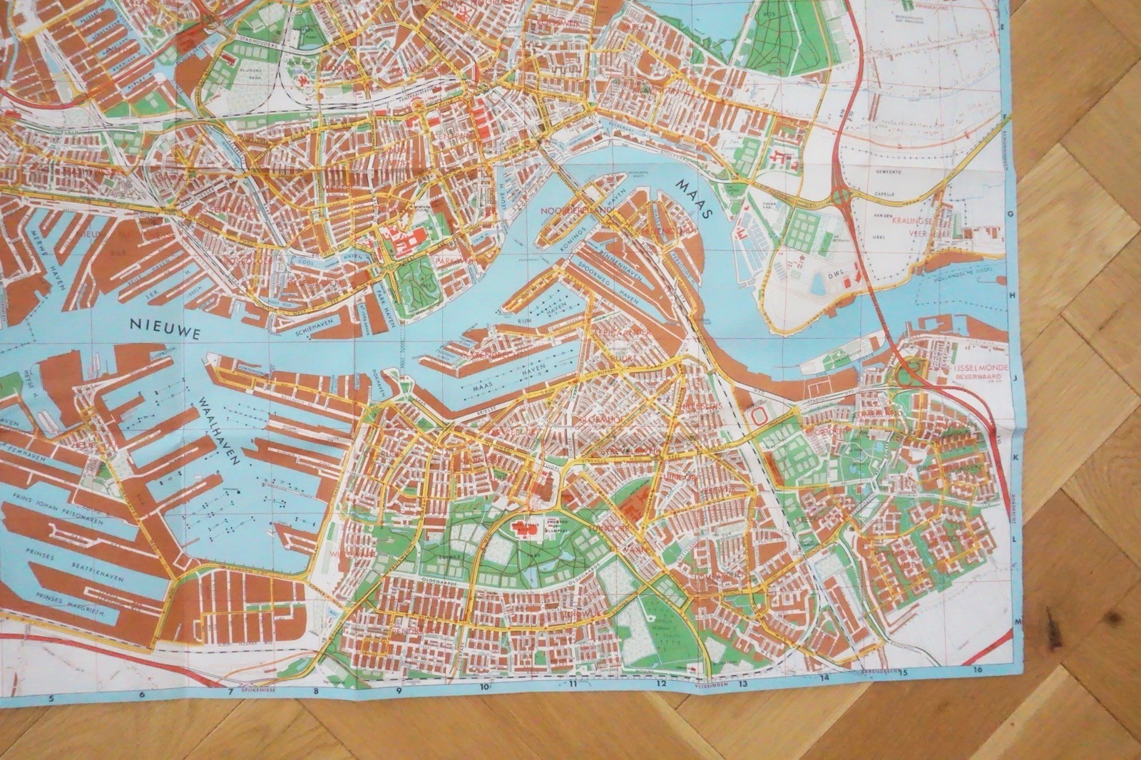 Rotterdam Holland Netherlands Metropool Tram Bus Railway Route Map