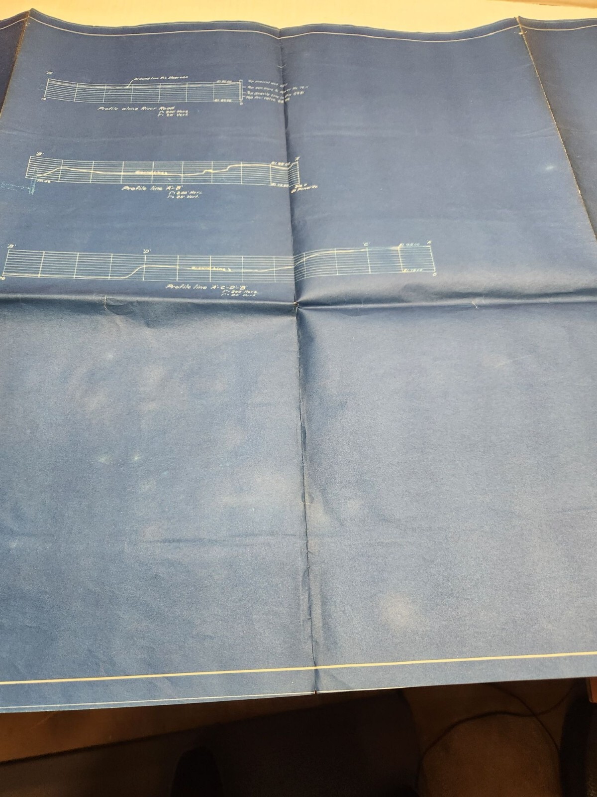 Vintage 1925 Chicago Milwaukee & St. Paul Railway Blueprint Map Nahant IA