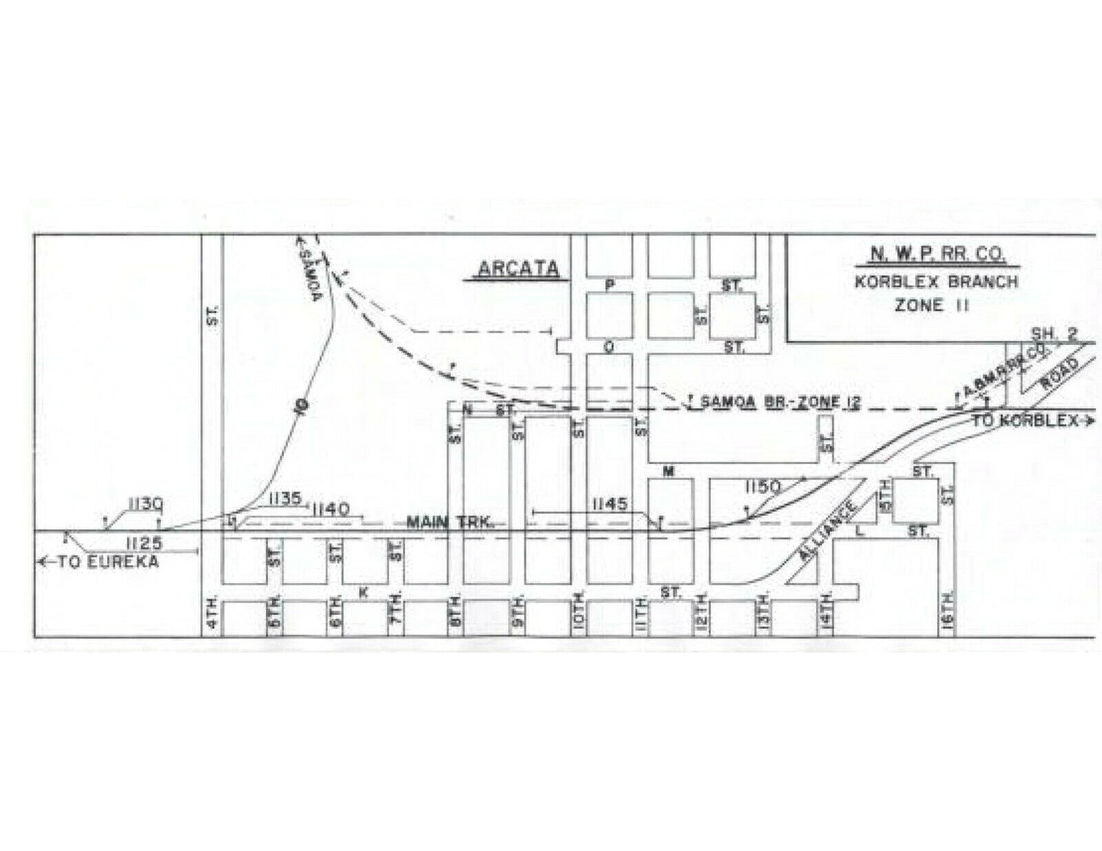 Northwestern Pacific RR Early 1980’s SPINS- Zones 1-12 PDF Pages on DVD
