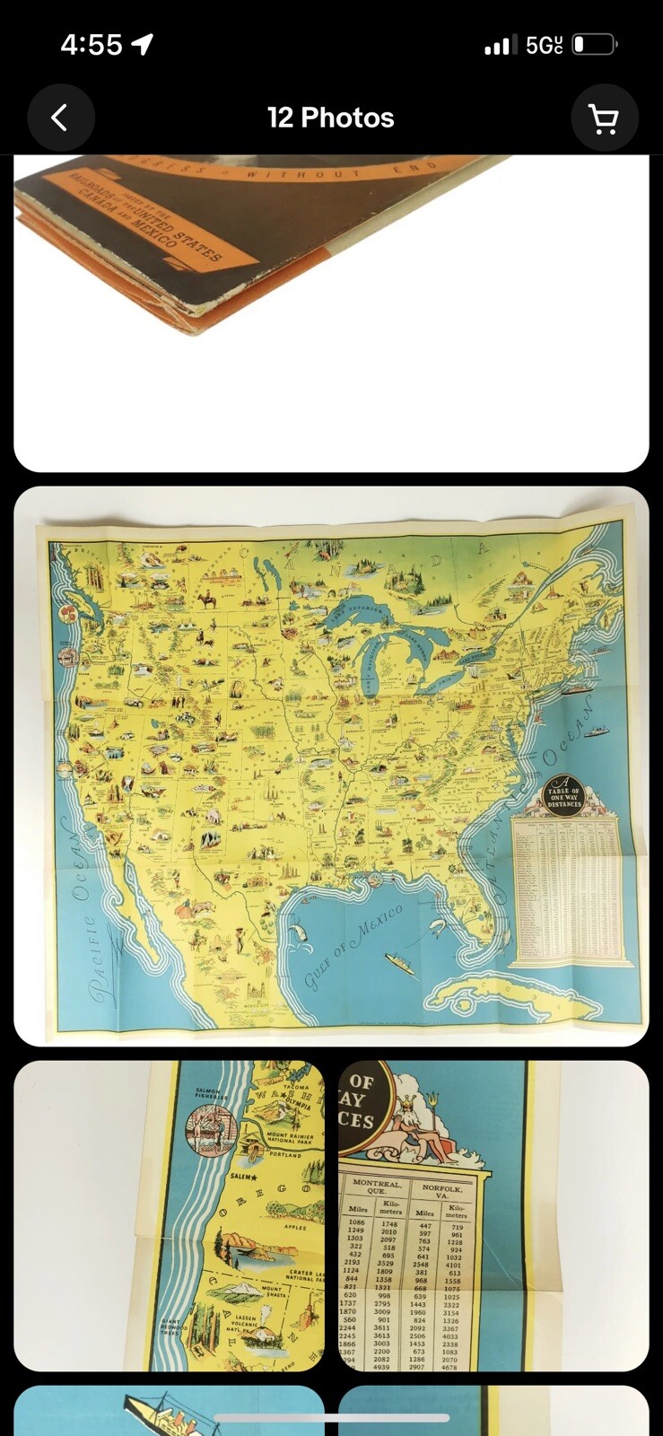 Railroad map Progress Without End. Issues by the Railroad of the United States