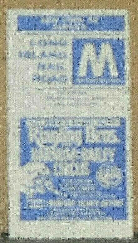 March 1971 Long Island Railroad Schedule for New York to Jamaica