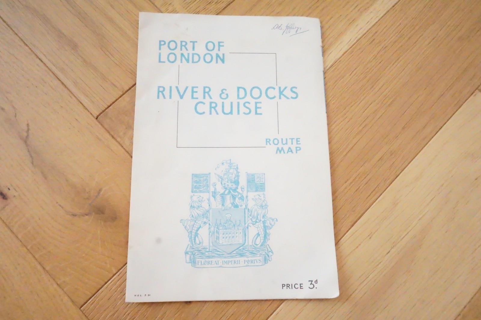 c1950s 1960s Port of London Commercial Docks Map Plan