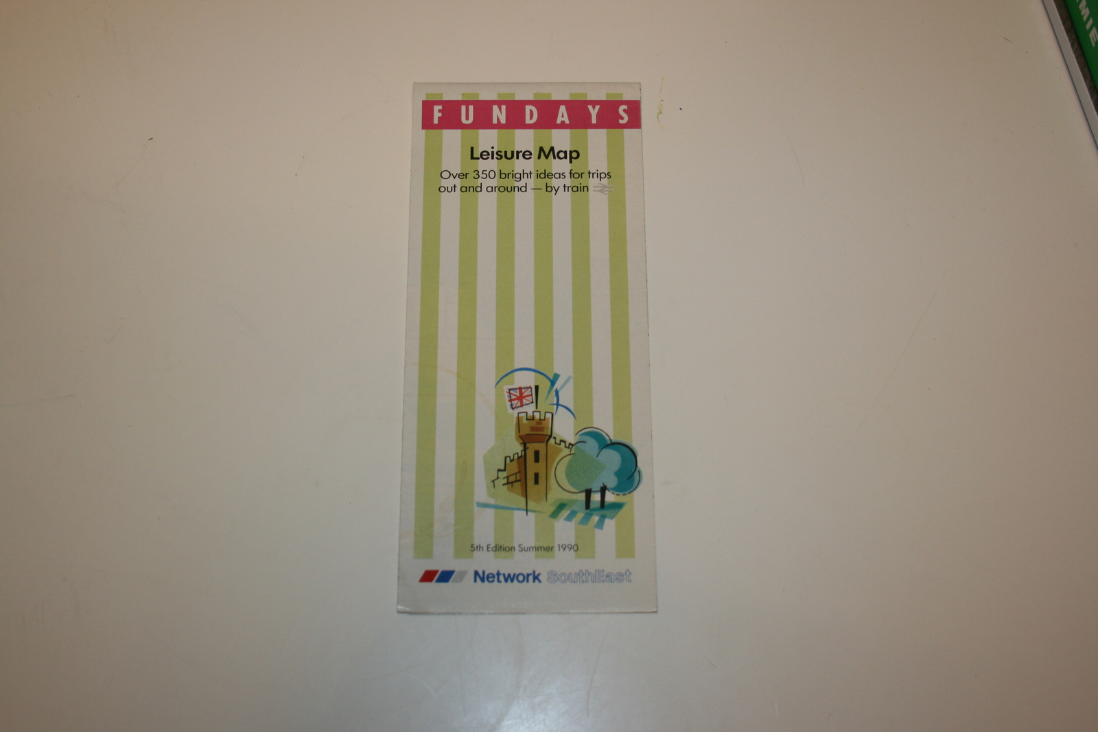 BR Network South East – Fundays Leisure Map 5th edition Summer 1990
