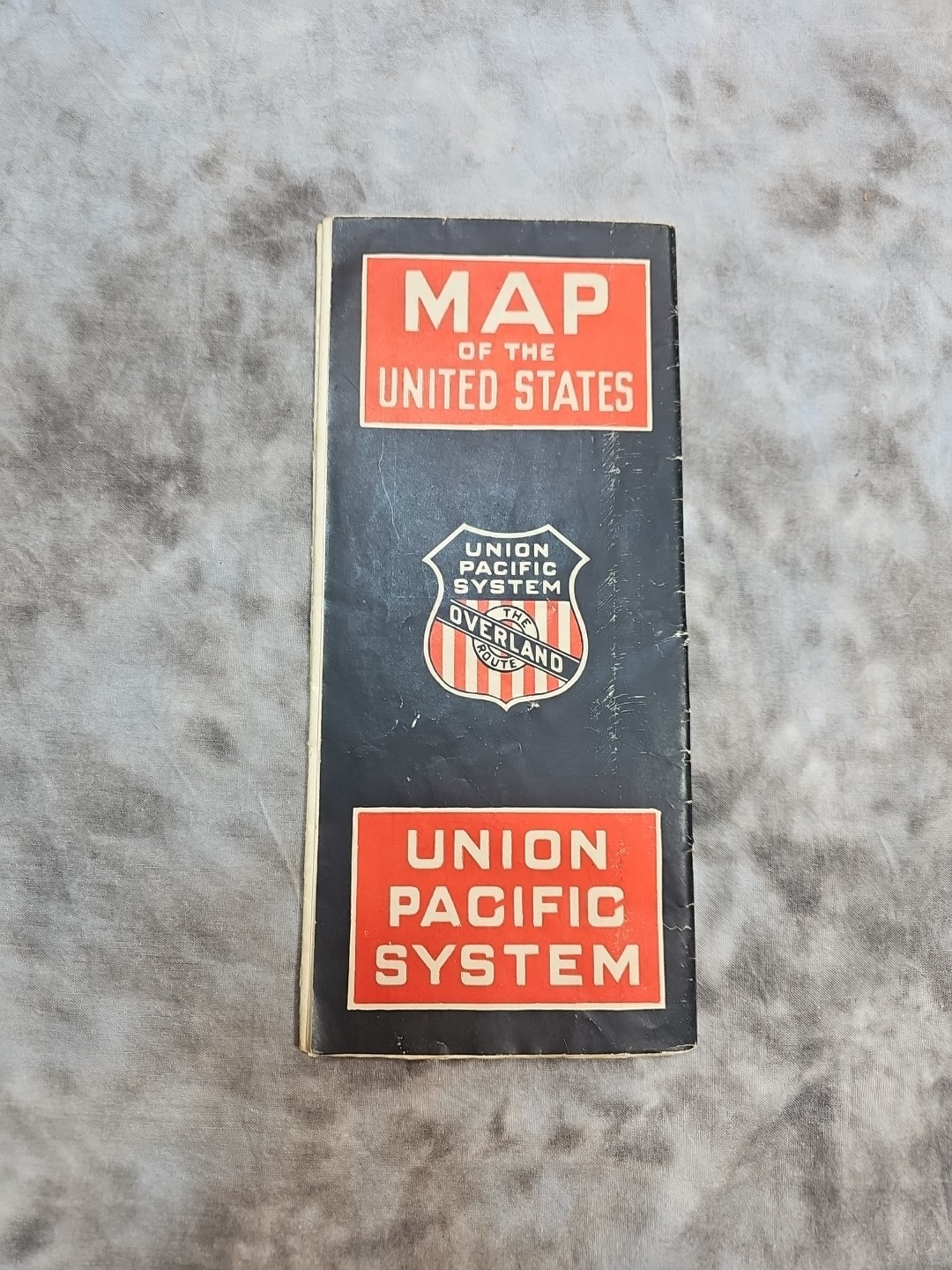 Vintage 1930 Union Pacific System Map of the United States