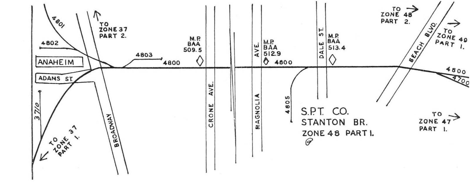 Southern Pacific RR 1981 Stanton Branch SPINS PDF Pages on DVD