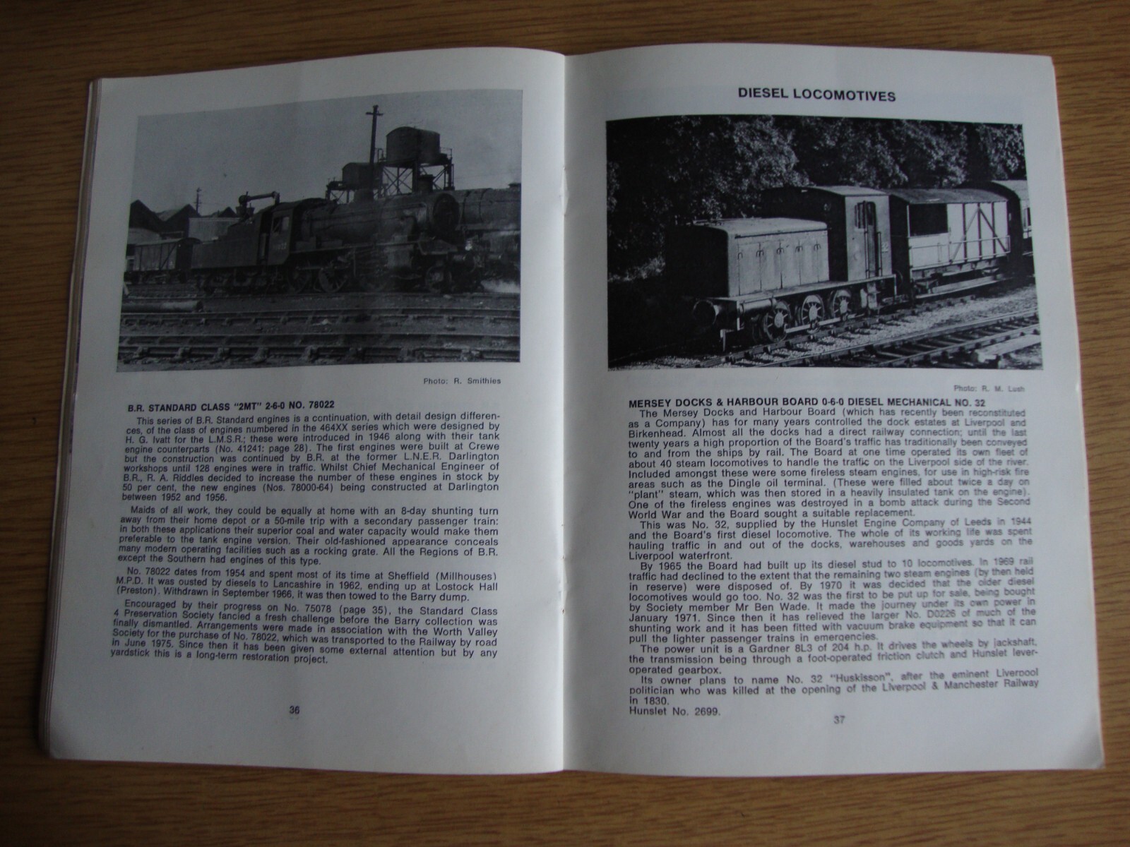 1976 Keighley and Worth Valley Railway – Stockbook – Robin Lush & Ian Holt