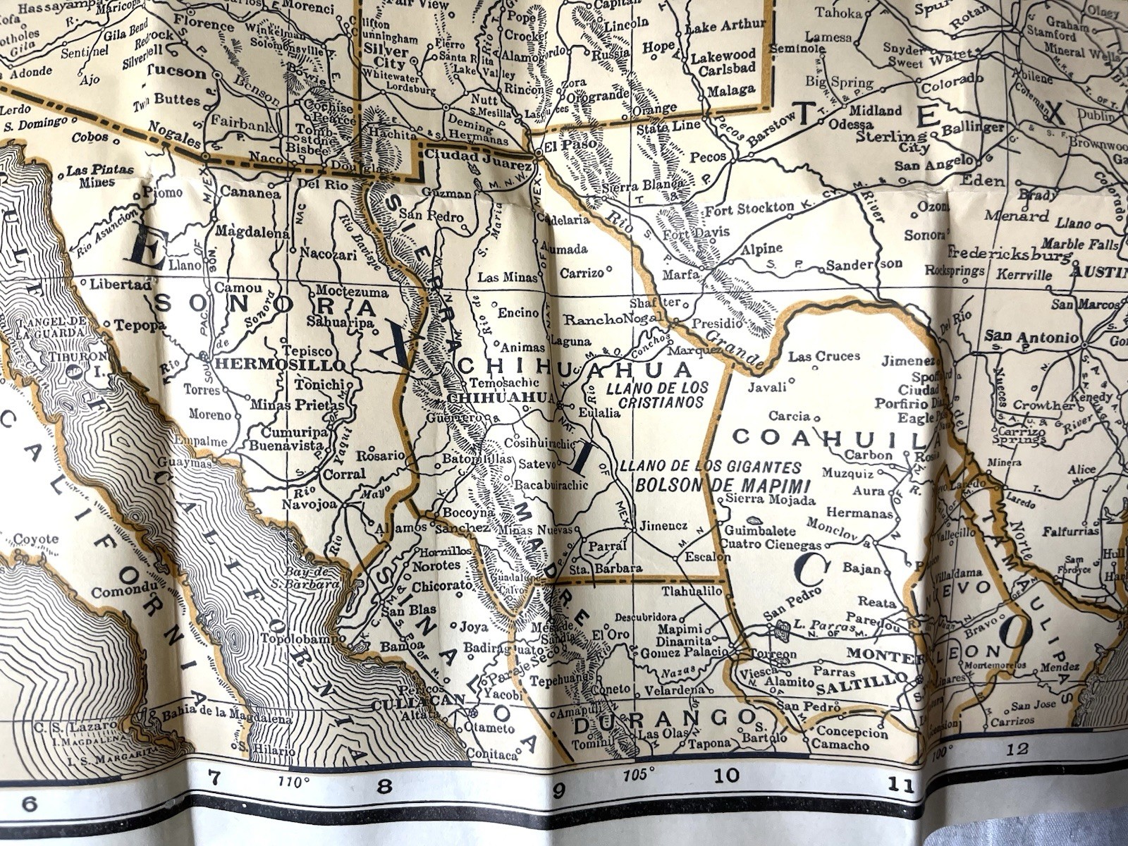 1910 Rand McNally New Official Railroad Map of the United States & So. Canada