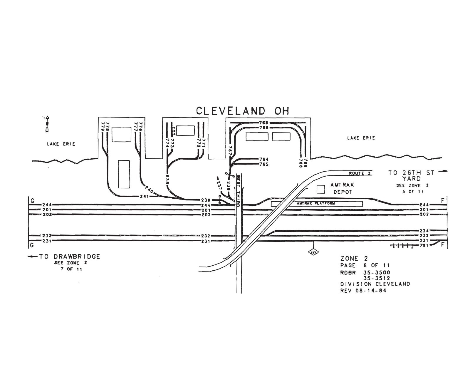 Conrail 1985 Cleveland Zone-Track-Spot “ZTS” Maps PDF Pages on DVD