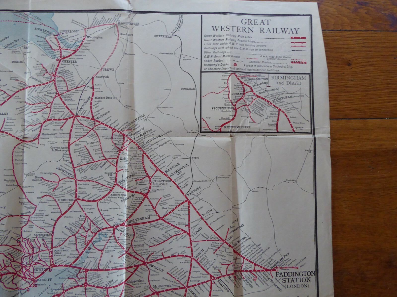 Map of GWR System
