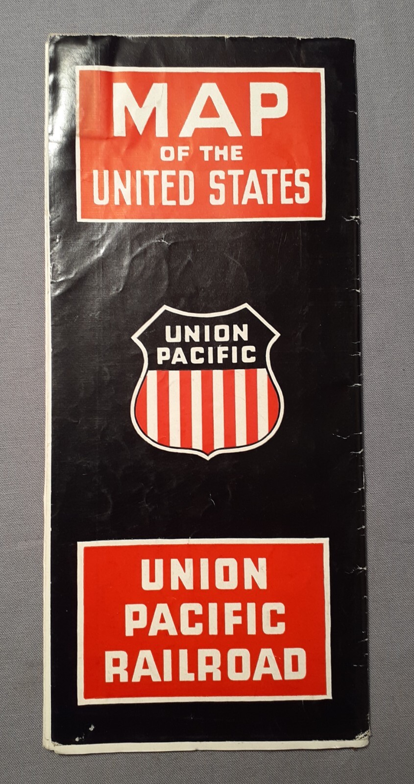 Vintage Union Pacific Map Of The United States 1940’s