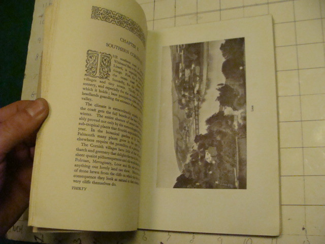 Vintage Original Guide book: 1927 THE OCEAN COAST w GREAT WESTERN RAILWAY MAP